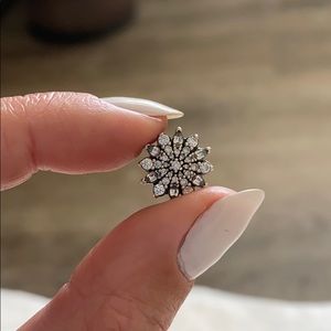 Pandora snowflake charm